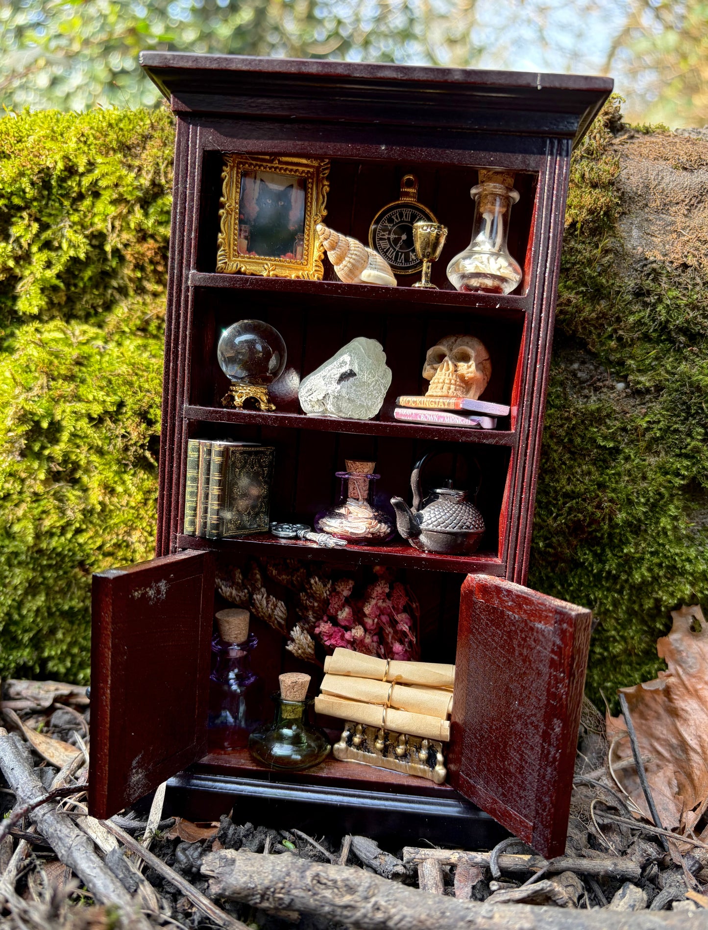 ‘Witchy Wares’ Mini Curio Cabinet.