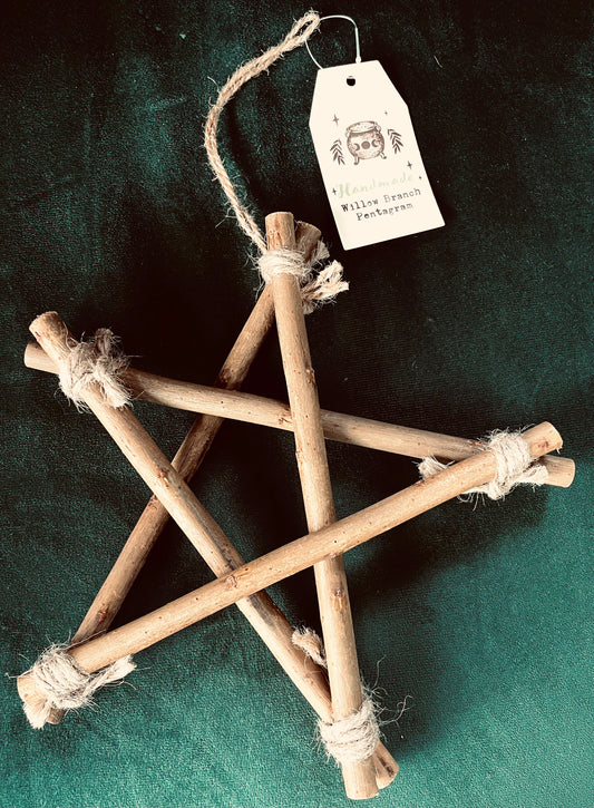 Handmade Willow Branch Pentagram