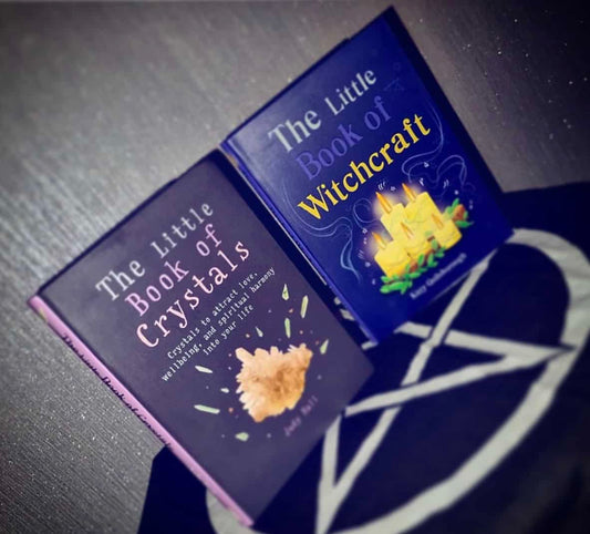 Photo of the The Little Book of Crystals and The Little Book of Witchcraft