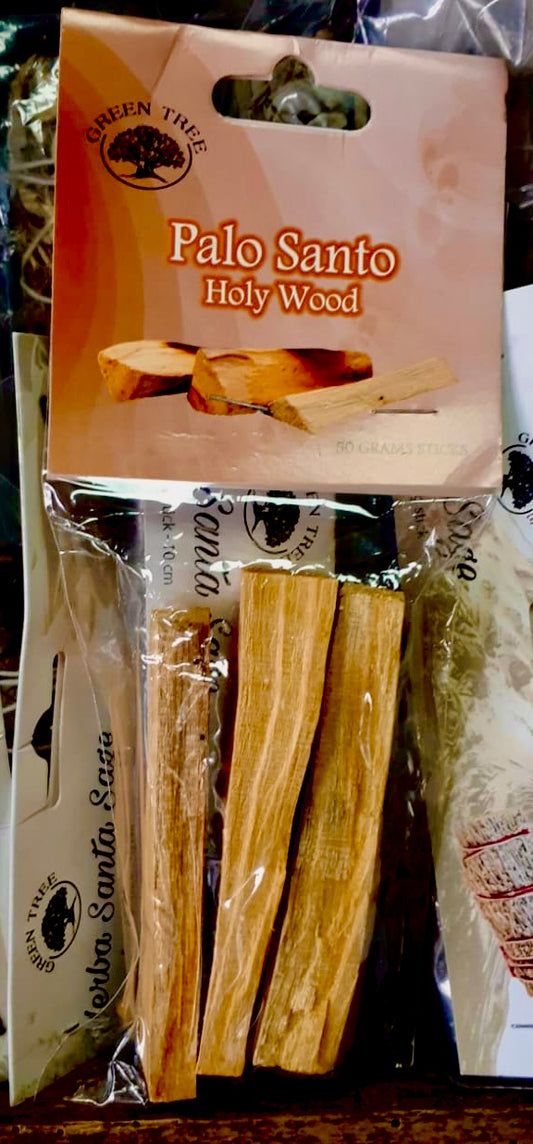 Photo of a pack of Palo Santo holy wood