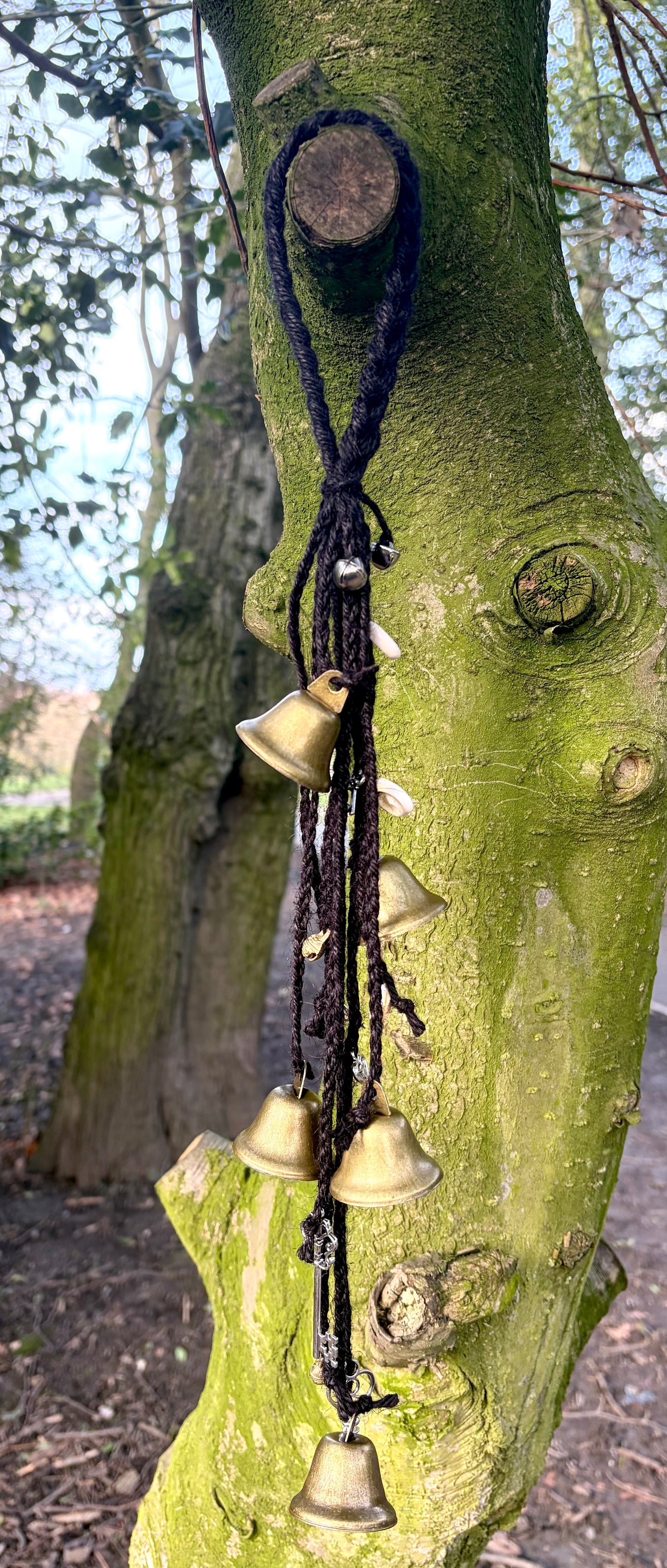Hand woven Witch Bells.