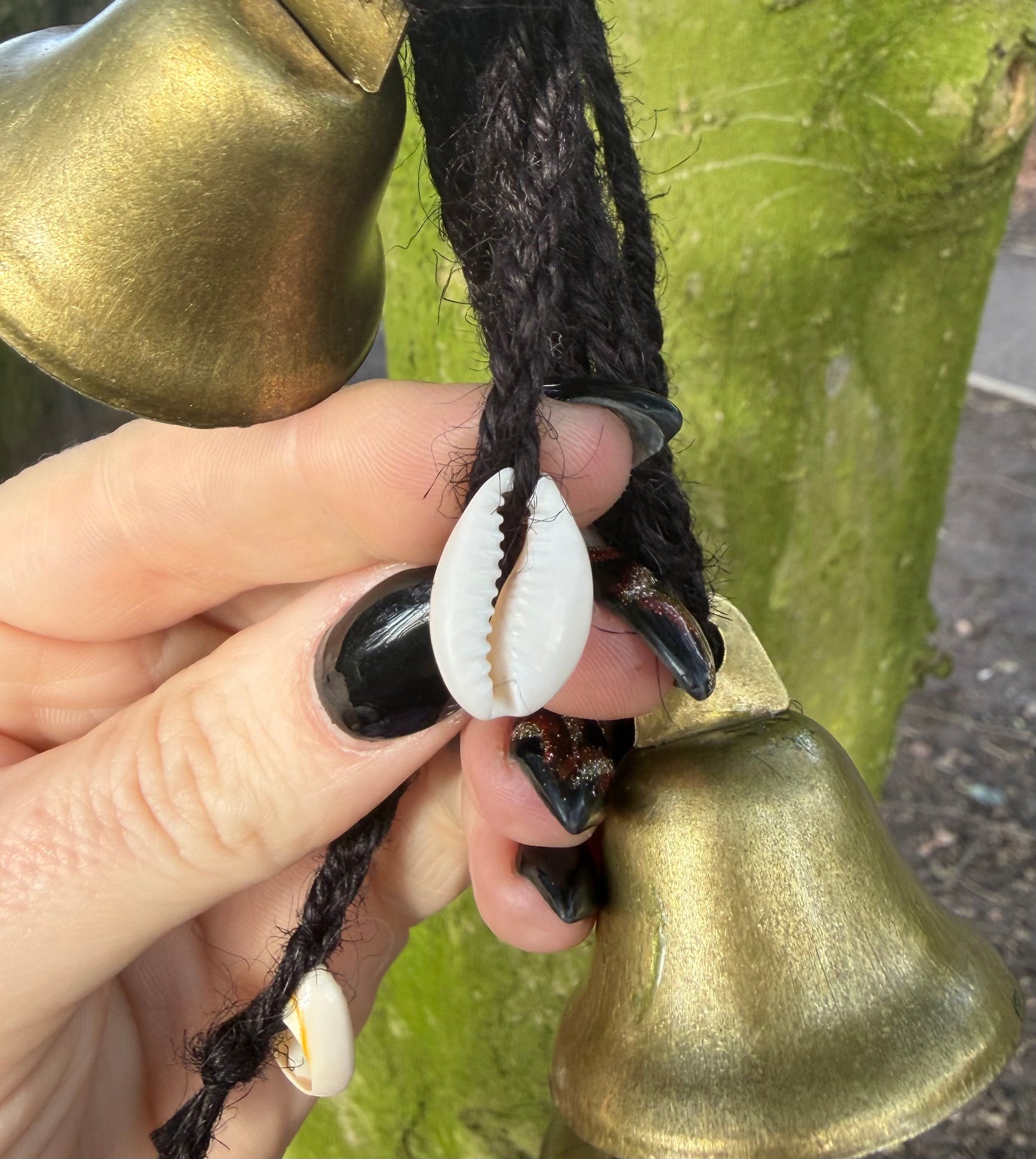Hand woven Witch Bells.