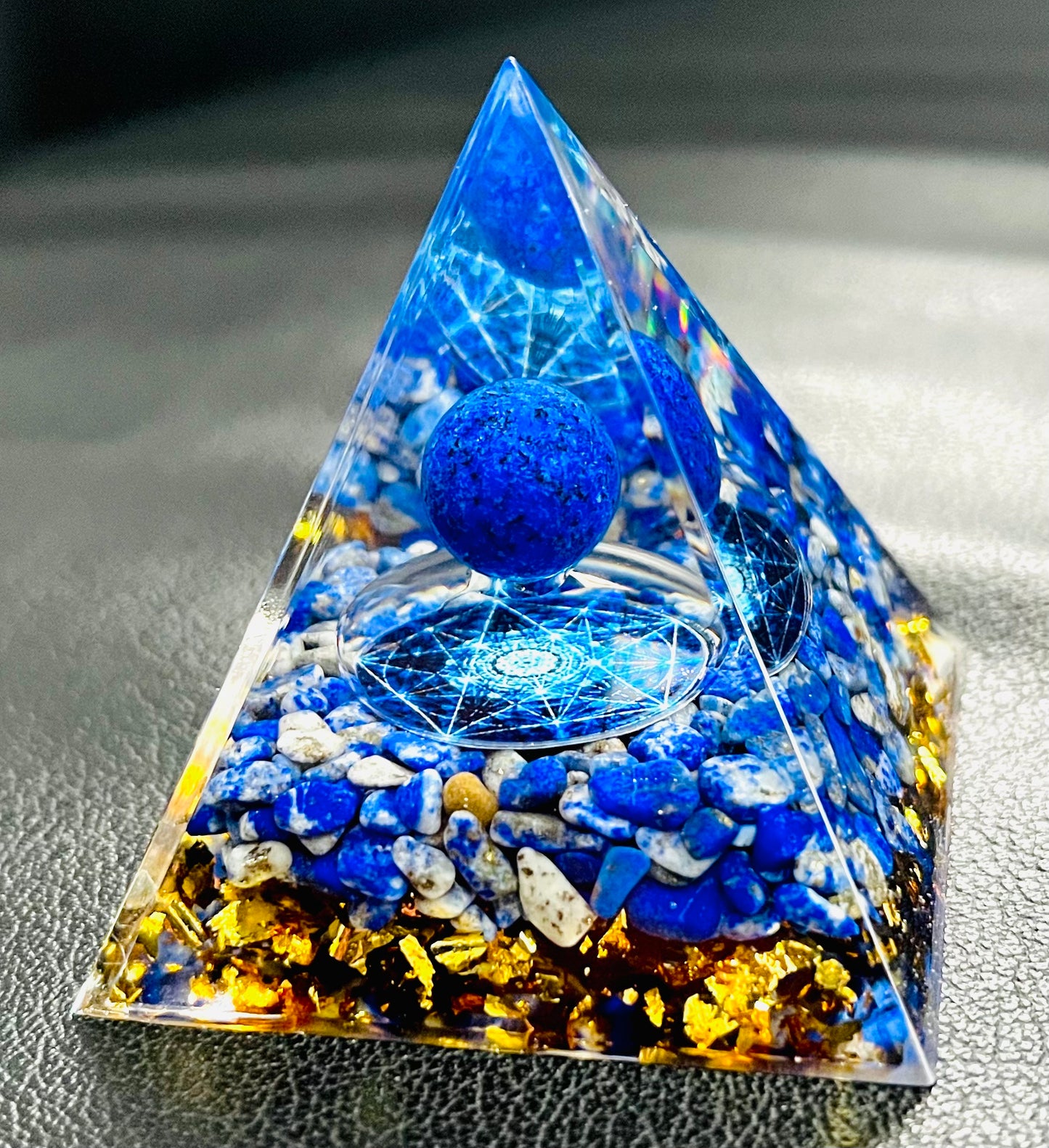 Orgone positive energy pyramid.