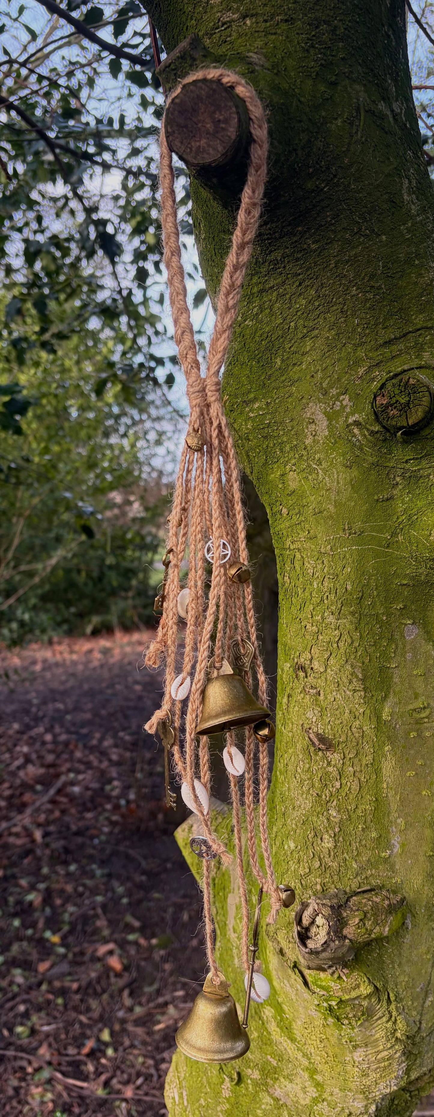 Hand woven Witch Bells.