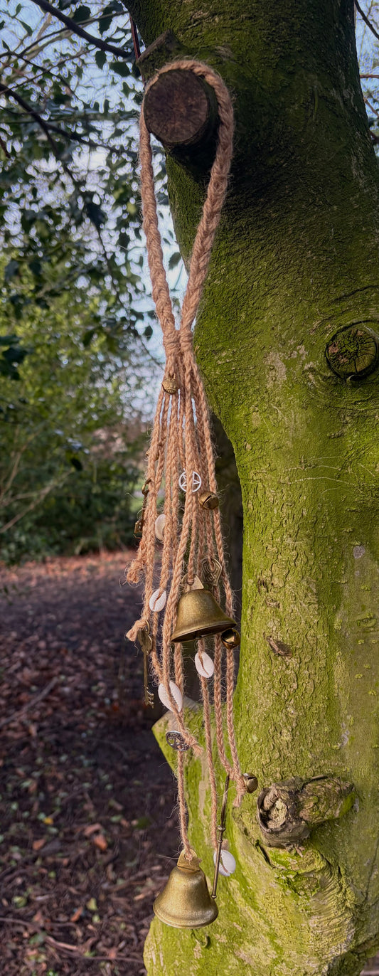 Hand woven Witch Bells.
