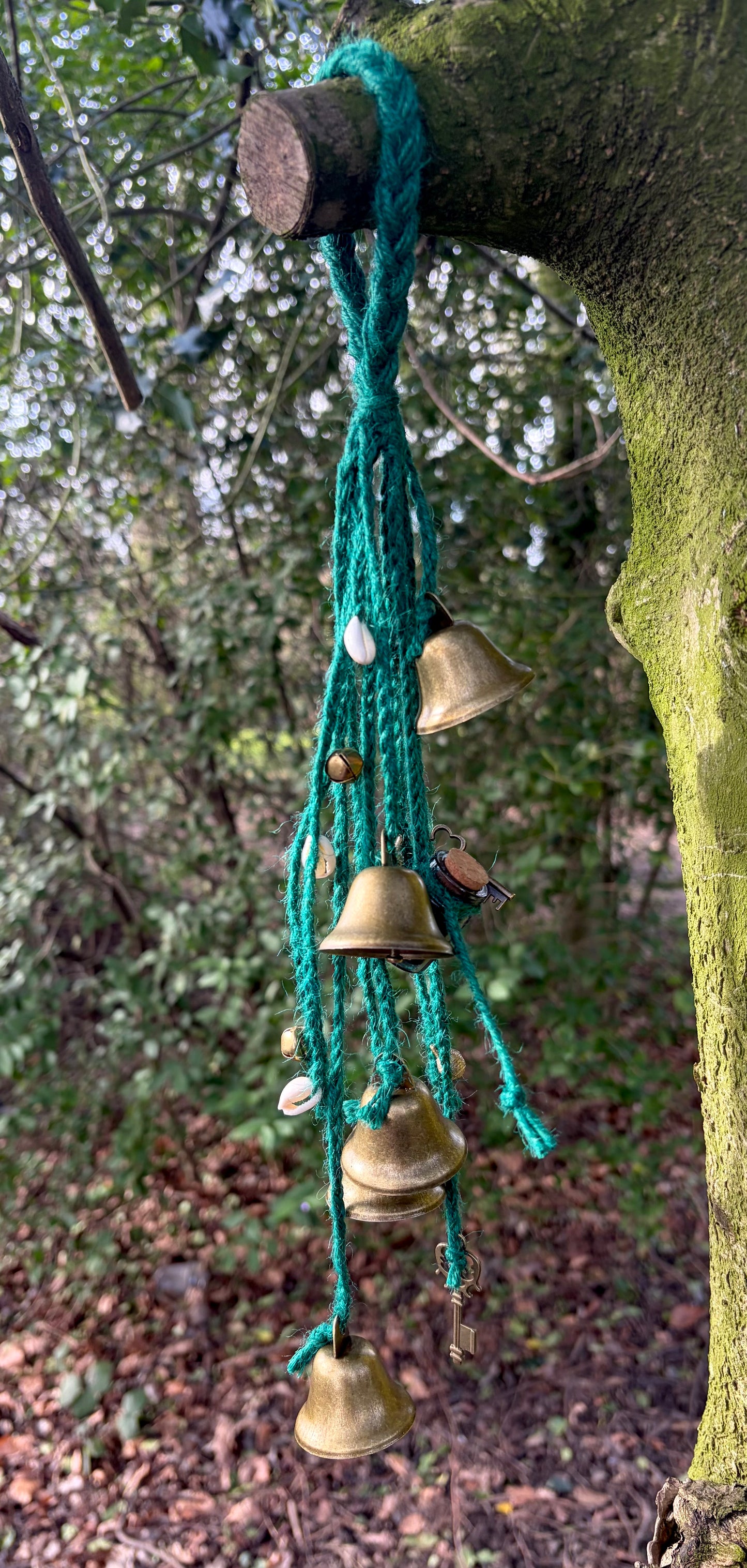Hand woven Witch Bells.