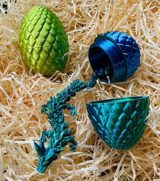 3D printed dragon egg.