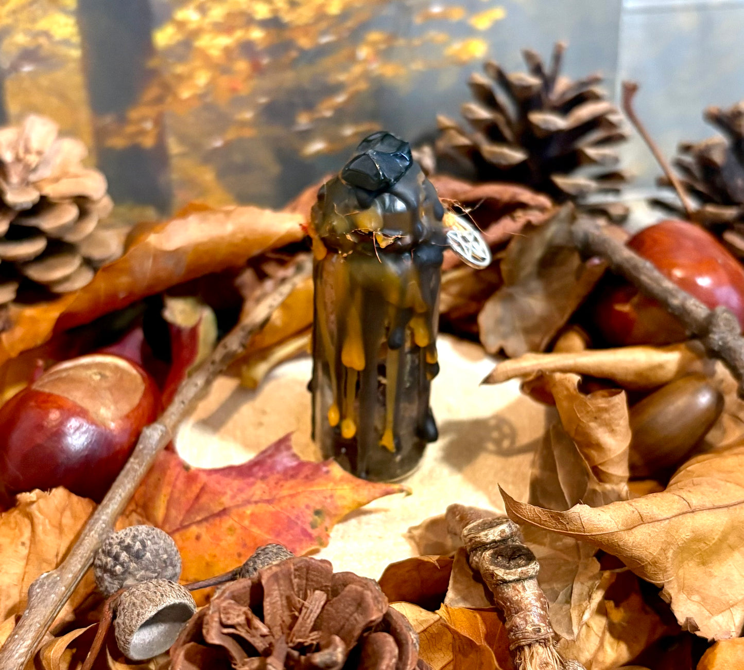 Samhain spell bottle.