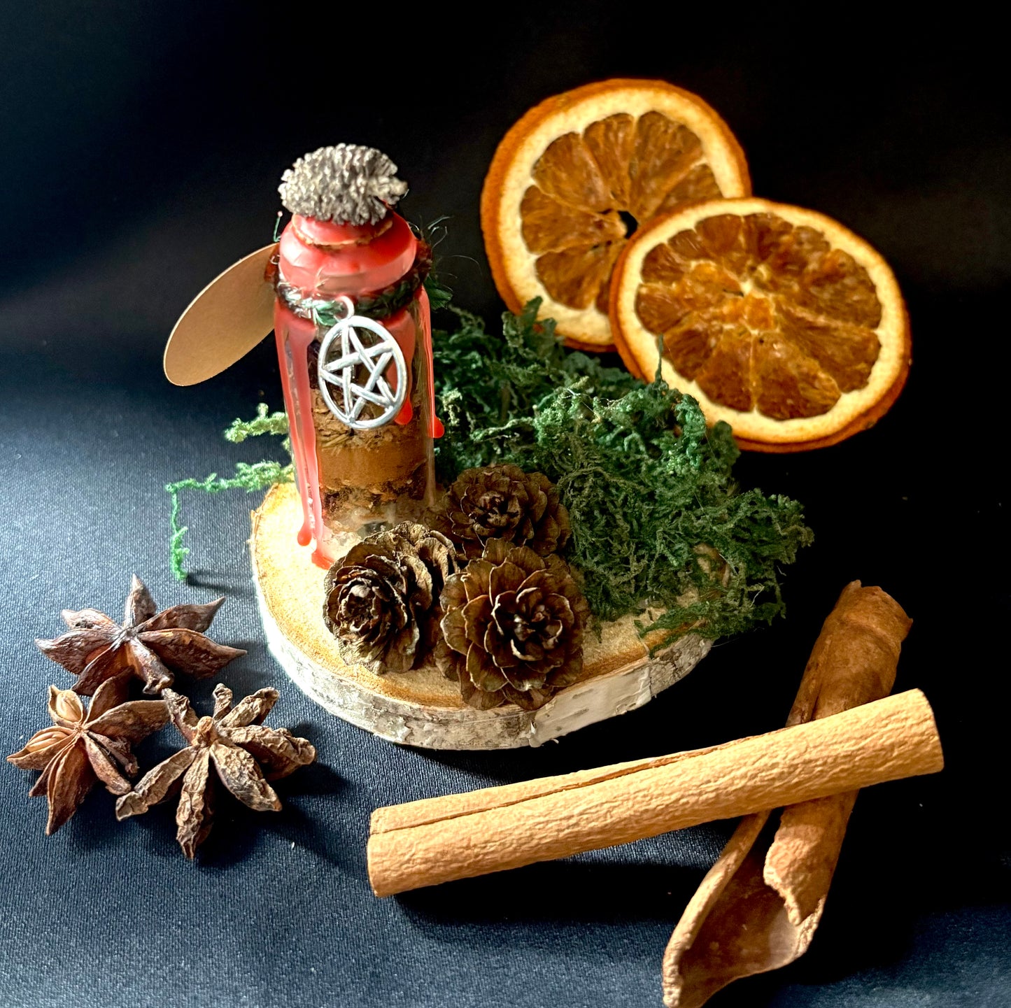 Yule Intention Bottle.