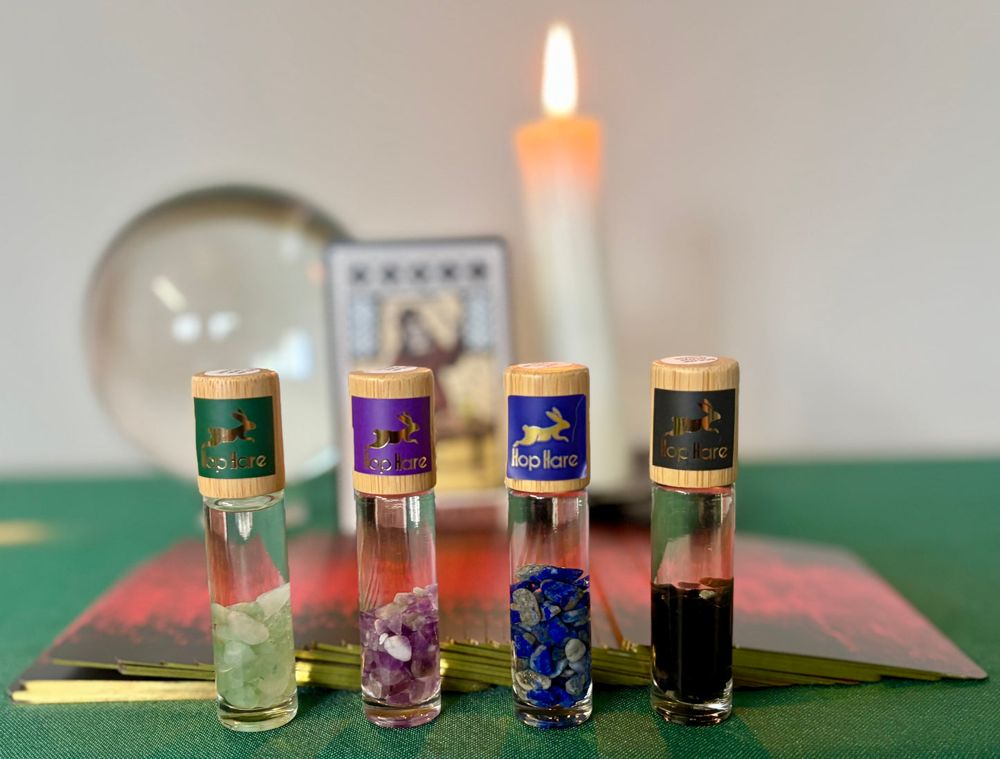 Hop Hare Gemstone Essential Oil Roller Ball.