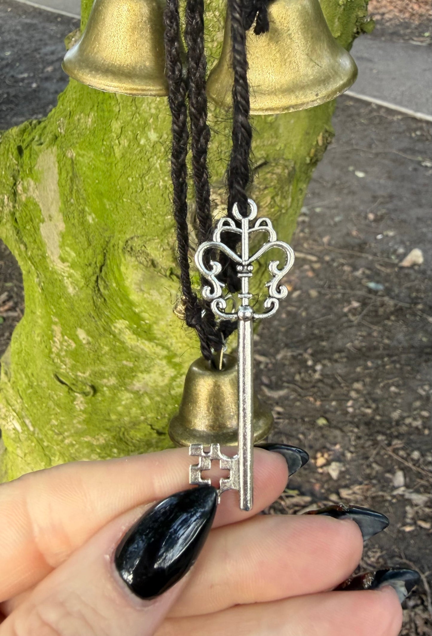 Hand woven Witch Bells.