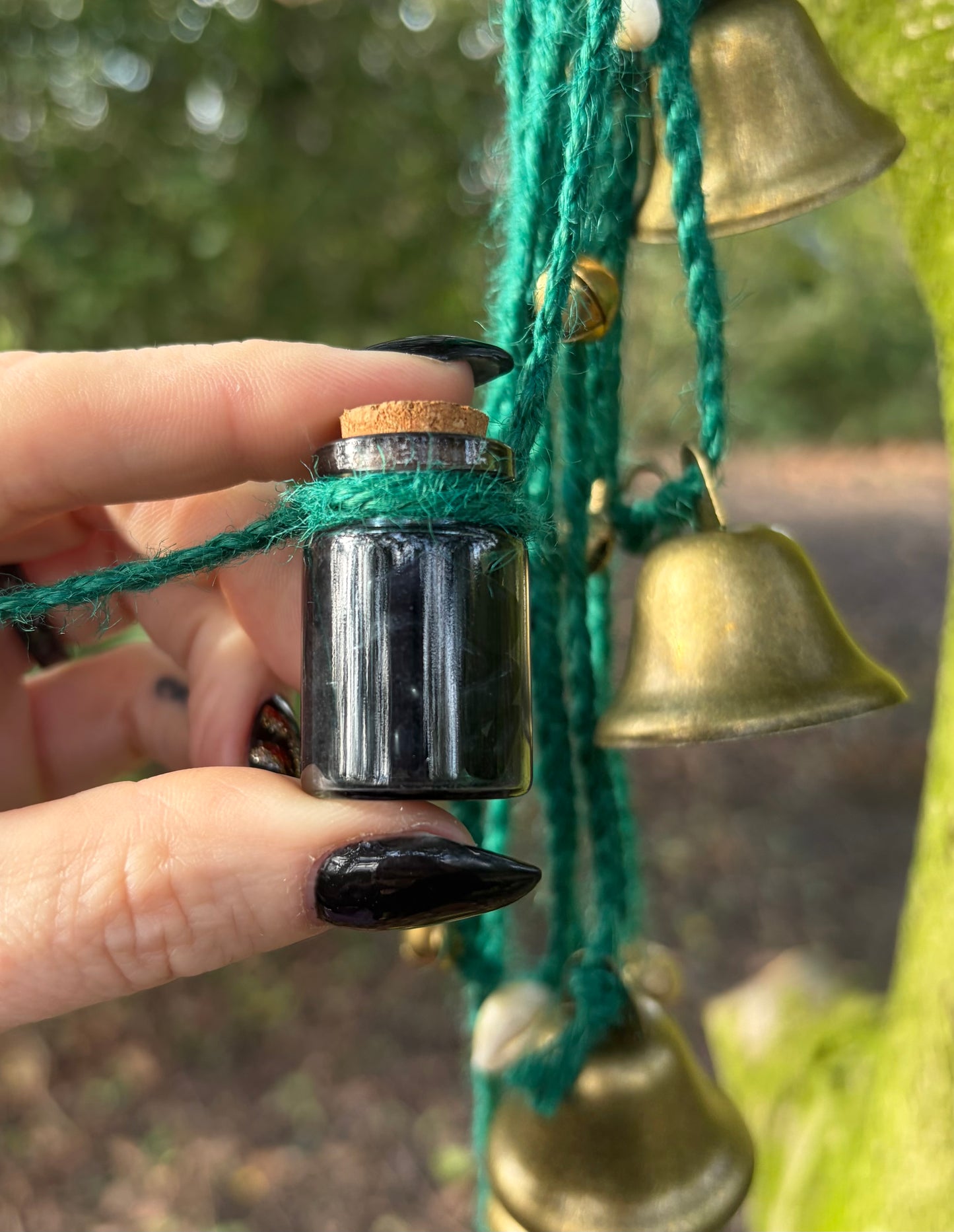 Hand woven Witch Bells.