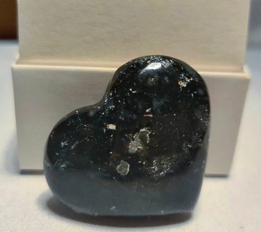 Photo of a jasper heart stone